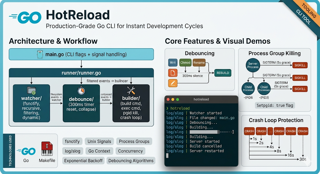 HotReload — Production-Grade Go CLI for Instant Development Cycles