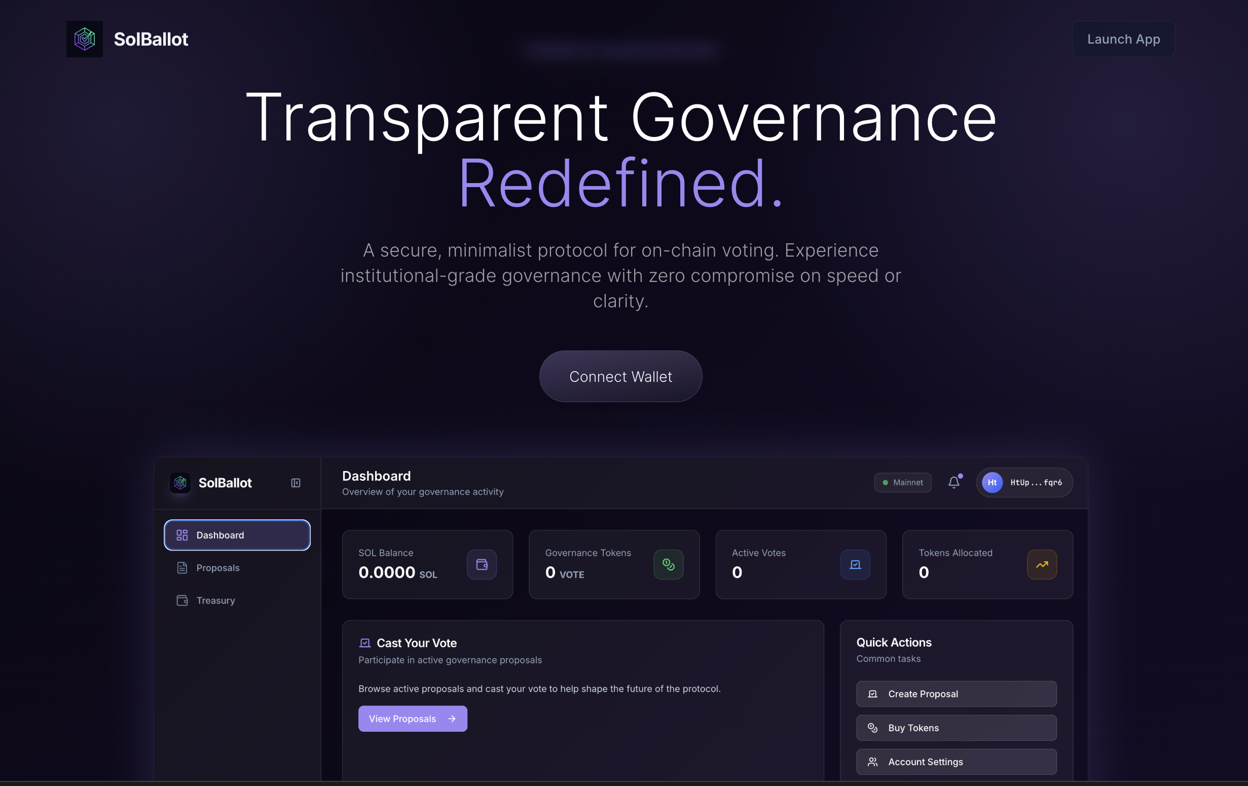 SolBallot — Decentralized Voting